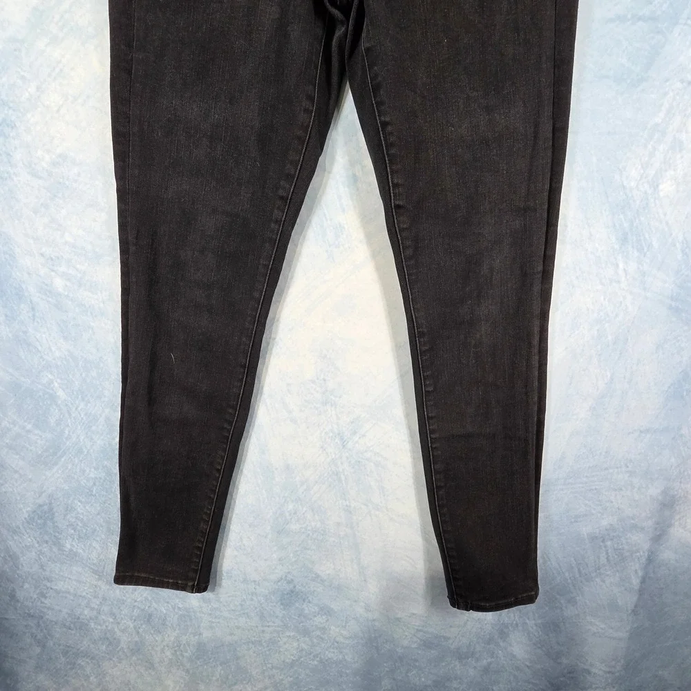 American‎ Eagle Ne(x)t Level Stretch High Waisted Skinny Jeans Black Womens Sz 6